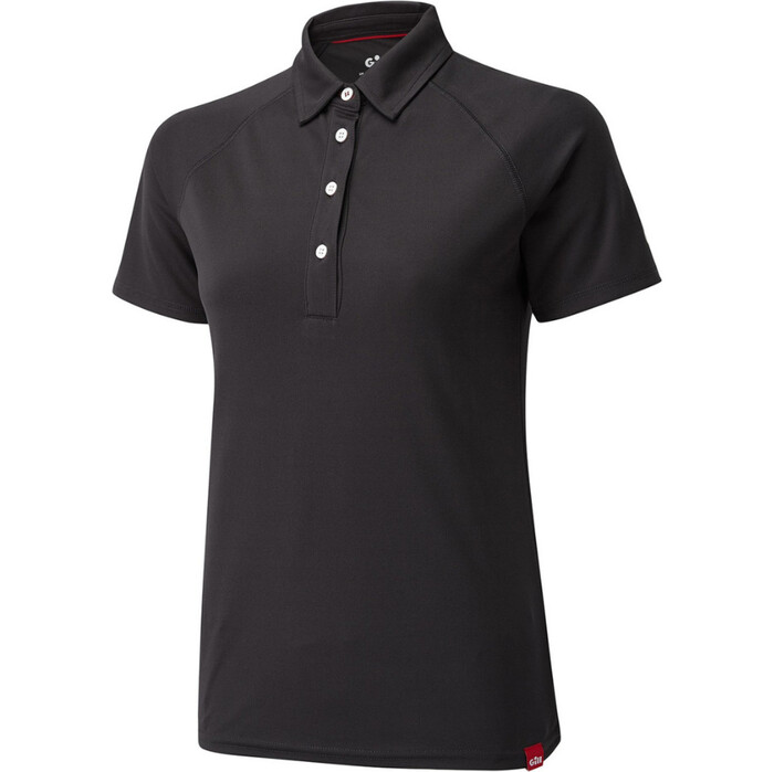 2024 Gill Womens UV Tec Polo Top UV008W - Black